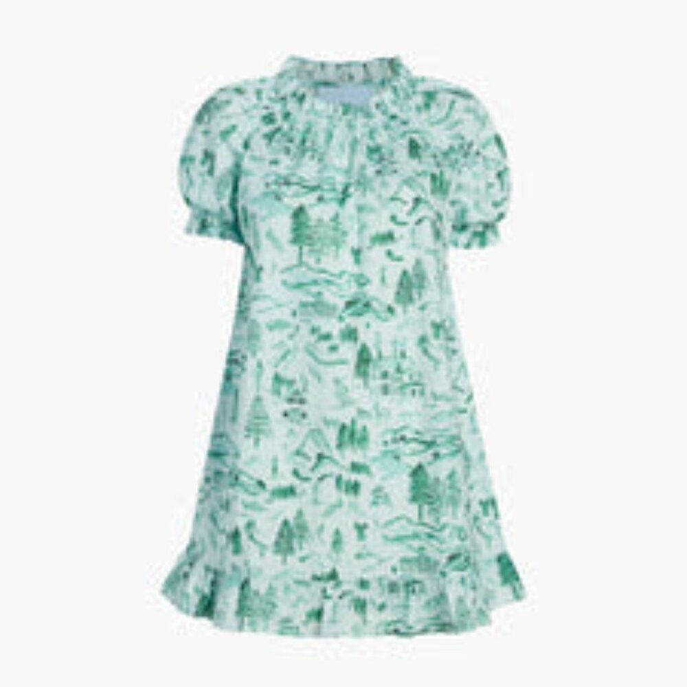 Hill House Winter Toile Dress